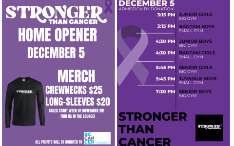 STRONGER THAN CANCER December 5th