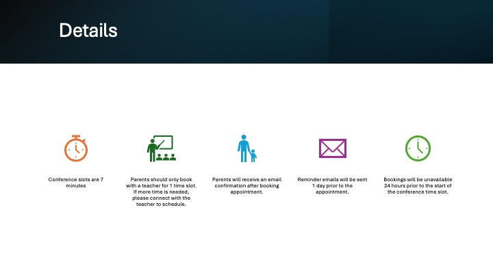 Booking Parent Teacher Conferences 1